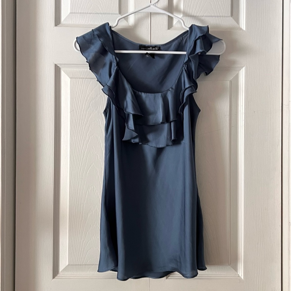 Willi Smith Ruffle Blouse